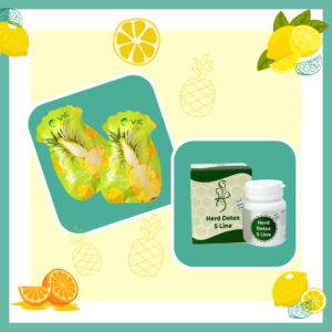 COMBO KẸO DỨA GIẢM CÂN V.I.C & DETOX CELL